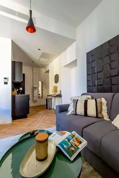 Elegant T2 Renove 4 Pers, Centre Nice, Climatise France